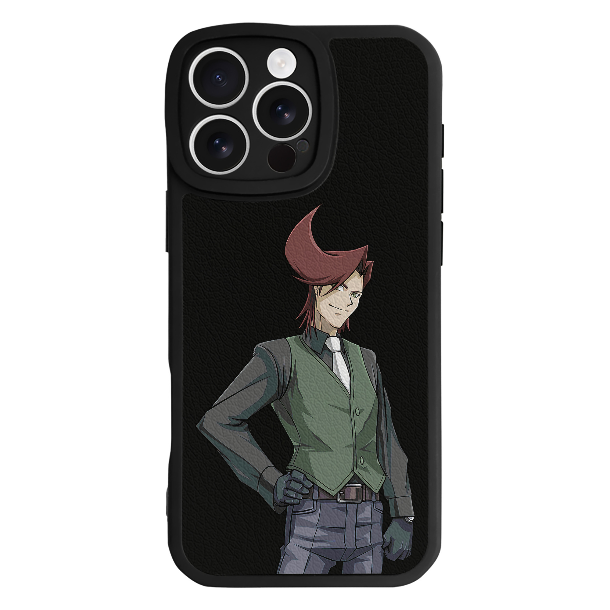遊☆戯☆王 Yu-Gi-Oh! 【iPhone 16シリーズ対応】シリコンスマホケース（レザー調） 材質：シリコン